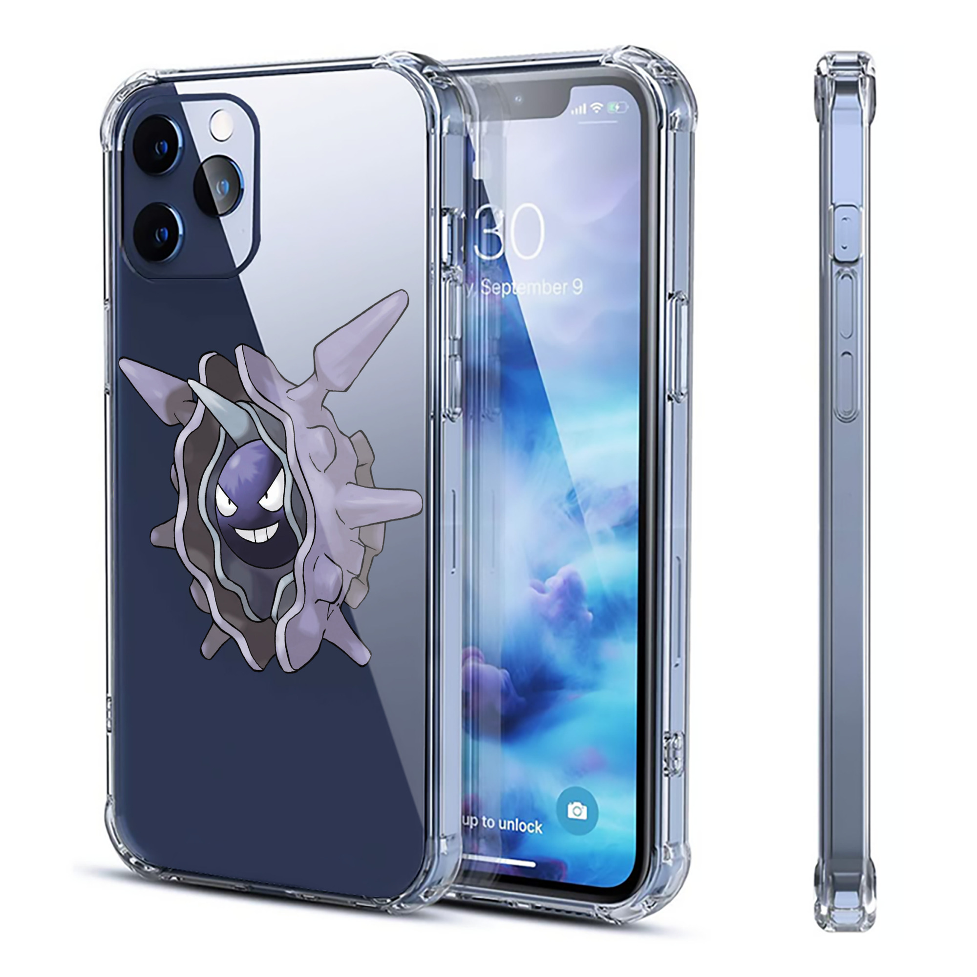 （画像用） ポケットモンスター Pokémon 【iPhone 12シリーズ対応】透明スマホケース（クリアソフトケース）